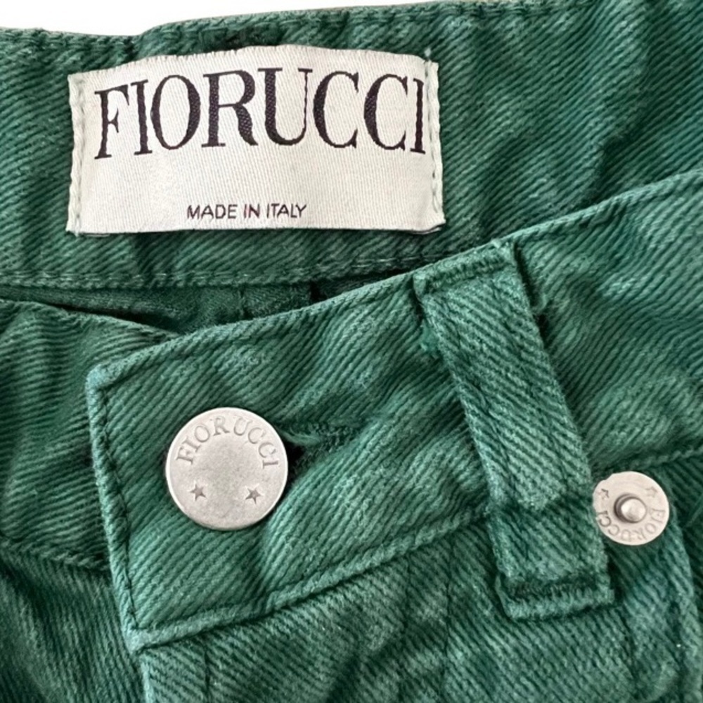 🪽VINTAGE 90s FIORUCCI 🪽 Tara Jeans in Forest Green